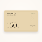 Card cadou Wawa Fresh Cosmetics în valoare de 150 lei