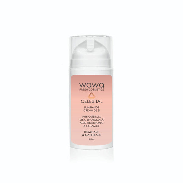 CELESTIAL  Lumihands cremă de zi pentru mâini iluminate & catifelate