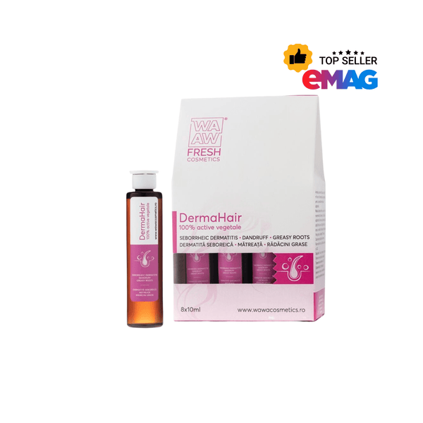 DermaHair Booster Dermatită Seboreică/ Mătreață/ Rădăcini grase - Wawa Fresh Cosmetics