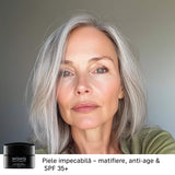 DermaRevolution Cremă de zi matifiantă antiage și antiimperfecțiuni cu SPF 35+ - Wawa Fresh Cosmetics