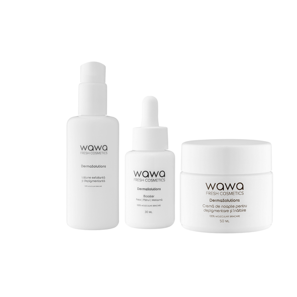 DermaSolutions Tratament complet Pete I Pistrui I Melasmă 100% molecular skincare - Wawa Fresh Cosmetics