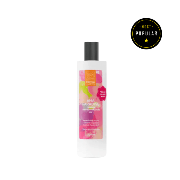 Șampon strălucire 2 în 1 AHA PARADISE - Wawa Fresh Cosmetics