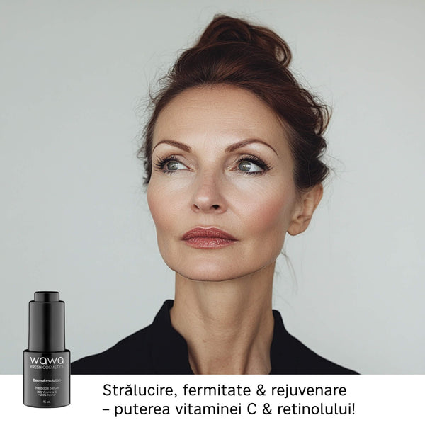 ”The boost serum” 20% Vitamin C + 2.5% Retinol+ Acid Hialuronic - Wawa Fresh Cosmetics