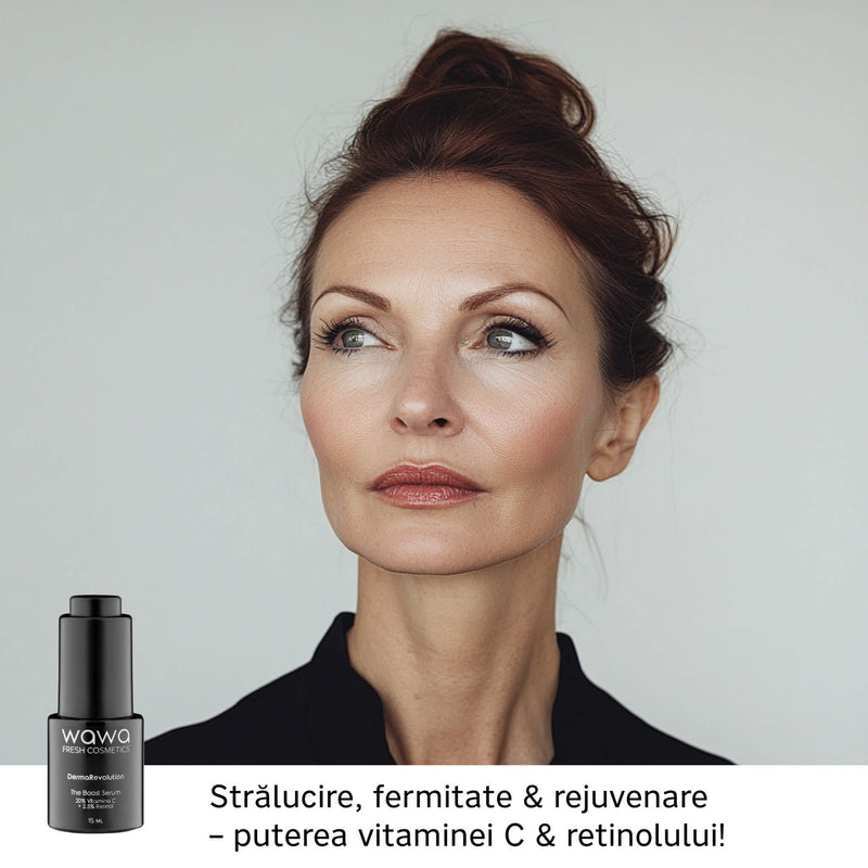 ”The boost serum” 20% Vitamin C + 2.5% Retinol+ Acid Hialuronic - Wawa Fresh Cosmetics